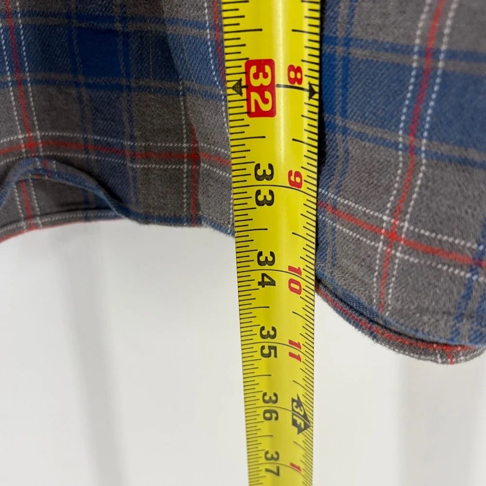 Banana Republic Tall XXL Plaid Flannel Button Down Shirt Men